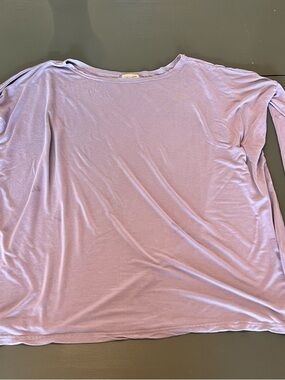 Light Purple Women's Long Sleeve Tee